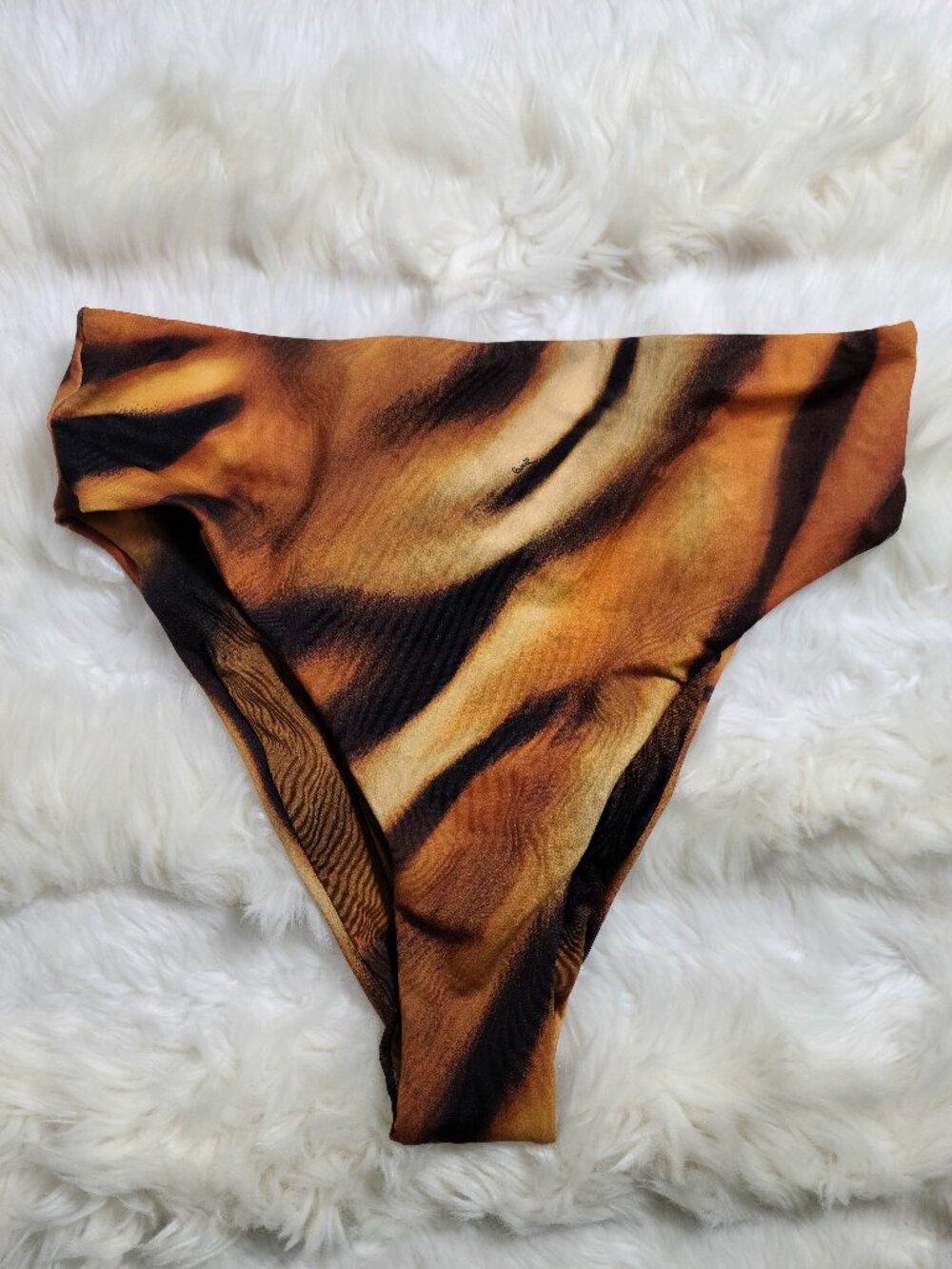 Cavalli x Skims Tiger Face Print Mid Waist Bottom Small Women. NEW